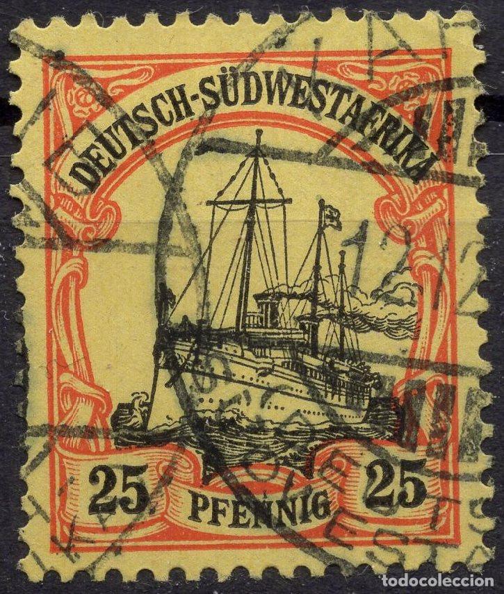 Sellos: ALEMANIA COLONIAS AFRICA DEL SUDOESTE 1901 STAMP MICHEL DR-SWA 15