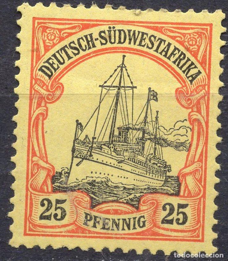 Sellos: ALEMANIA COLONIAS AFRICA DEL SUDOESTE 1901 STAMP MICHEL DR-SWA 15