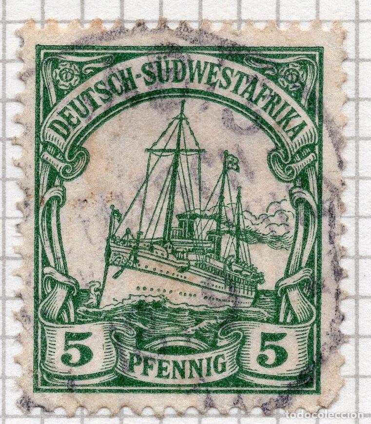 Sellos: ALEMANIA COLONIAS AFRICA DEL SUDOESTE 1906 STAMP MICHEL DR-SWA 25