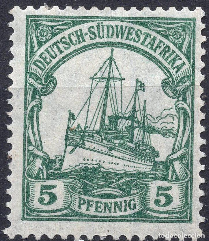 Sellos: ALEMANIA COLONIAS AFRICA DEL SUDOESTE 1906 STAMP MICHEL DR-SWA 25