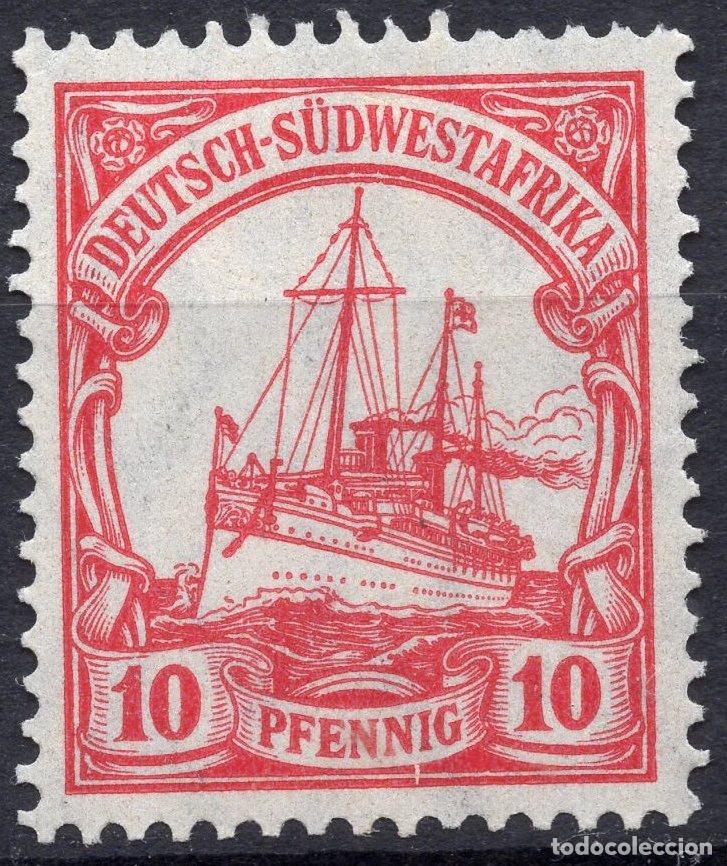 Sellos: ALEMANIA COLONIAS AFRICA DEL SUDOESTE 1906 STAMP MICHEL DR-SWA 26