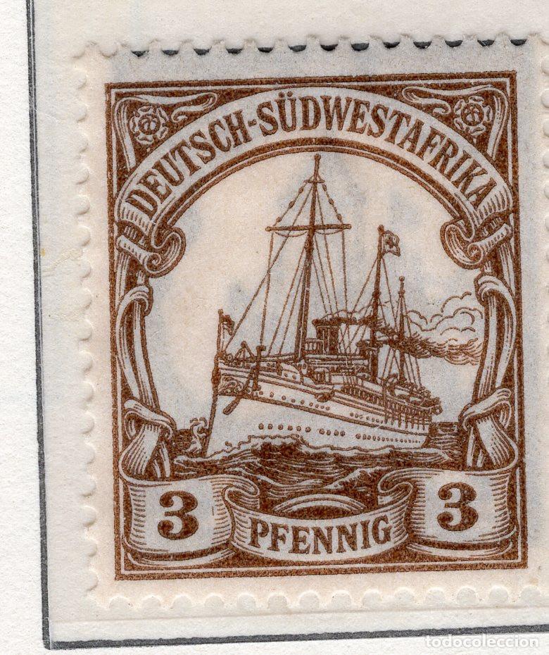 Sellos: ALEMANIA COLONIAS AFRICA DEL SUDOESTE 1907 STAMP MICHEL DR-SWA 24