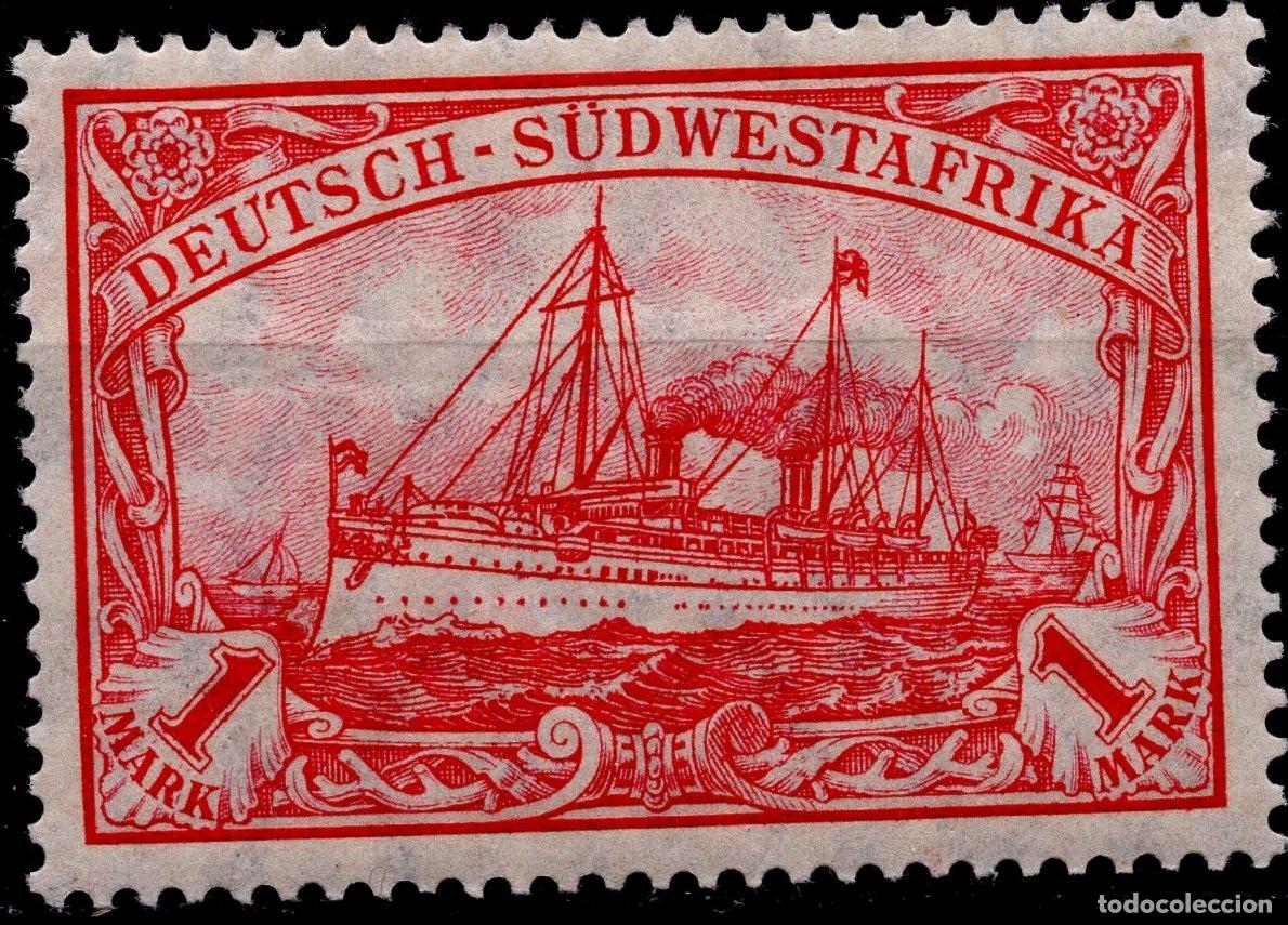 Sellos: ALEMANIA COLONIAS AFRICA DEL SUDOESTE 1912 STAMP MICHEL DR-SWA 29A