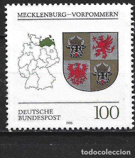 Sellos: ALEMANIA FEDERAL YVERT NUM. 1513 SERIE COMPLETA NUEVA SIN GOMA