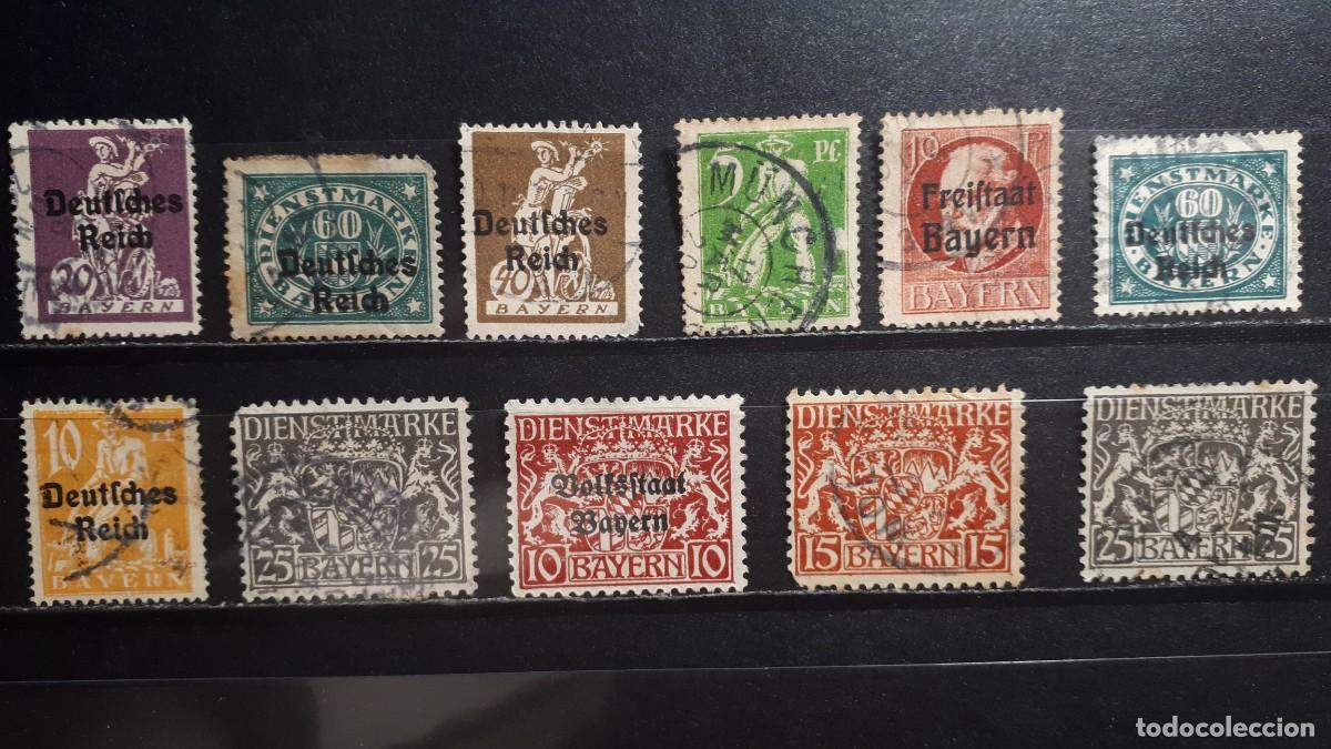 Sellos: ALEMANIA. BAVIERA. &deg;. A catalogar