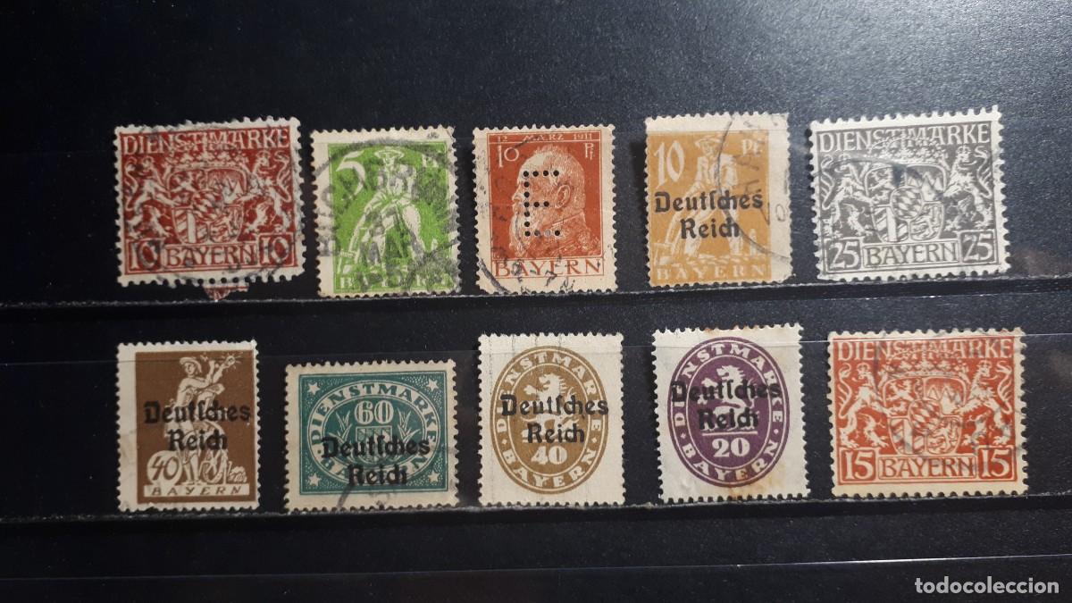 Sellos: ALEMANIA. BAVIERA. &deg;. A catalogar