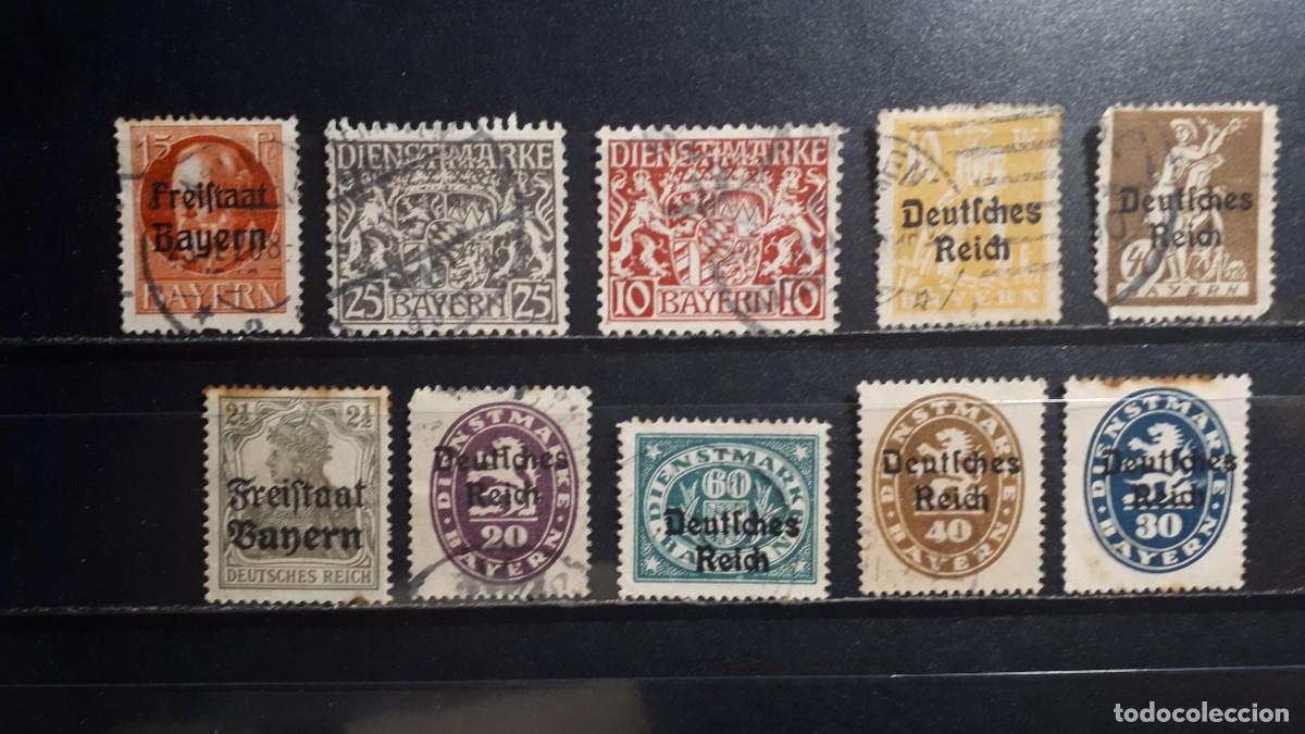Sellos: ALEMANIA. BAVIERA. &deg;/*. A catalogar