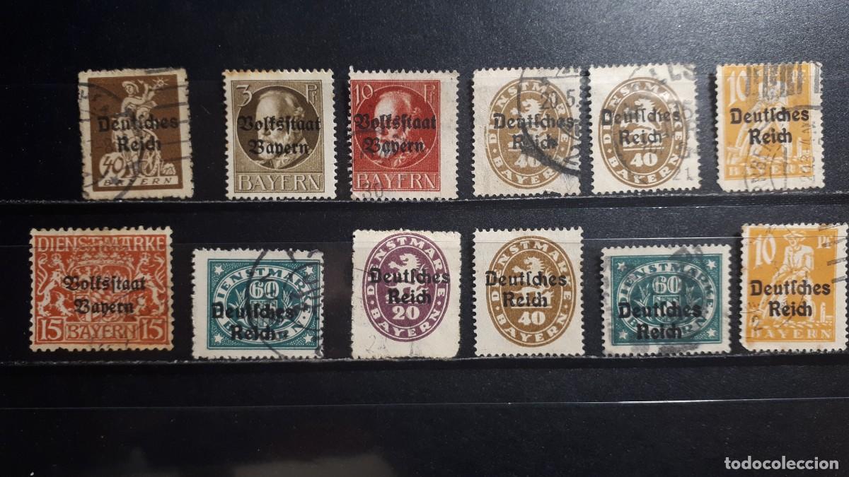 Sellos: ALEMANIA. BAVIERA. &deg;/*. A catalogar