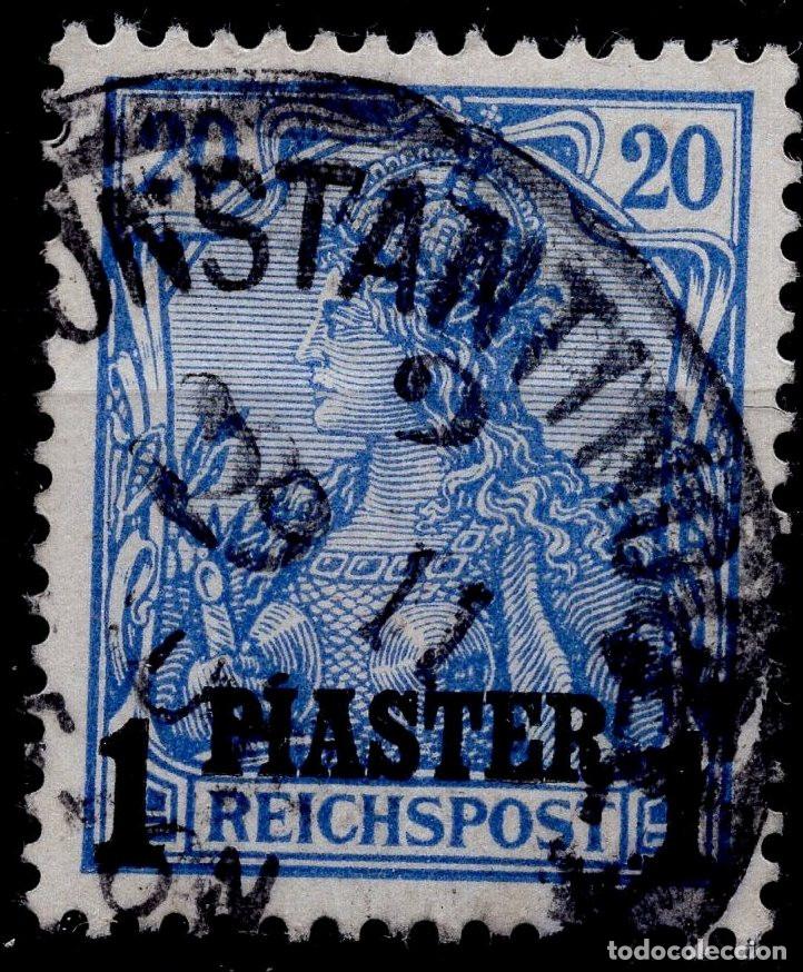 Sellos: ALEMANIA COLONIAS TURQUIA 1900 STAMP MICHEL DR-TYR 14II