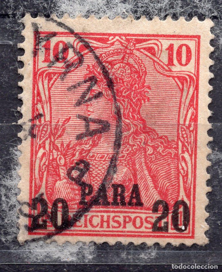 Sellos: ALEMANIA COLONIAS TURQUIA 1905 STAMP MICHEL DR-TYR 13Ia