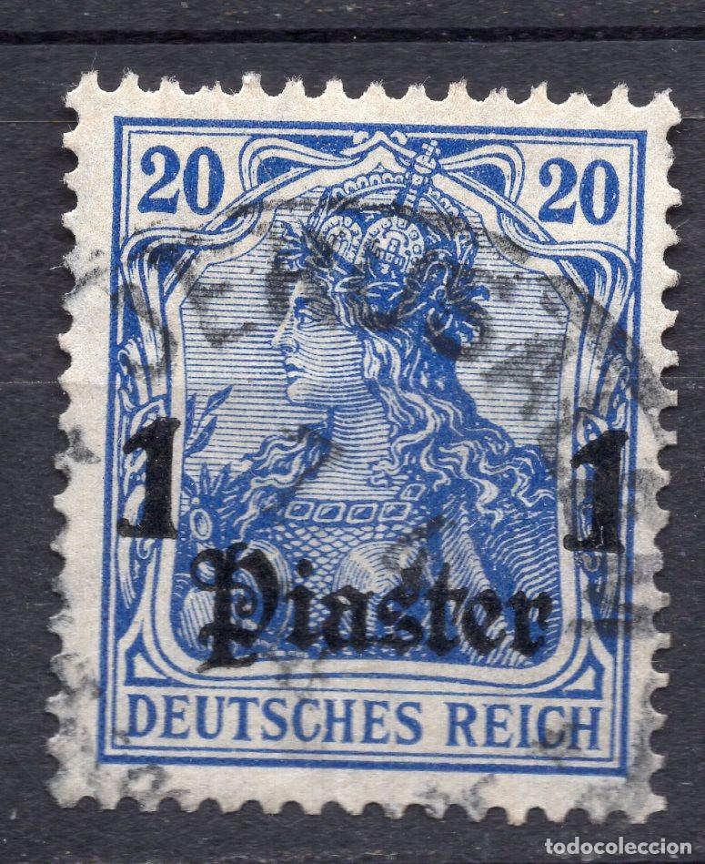 Sellos: ALEMANIA COLONIAS TURQUIA 1905 STAMP MICHEL DR-TYR 26a