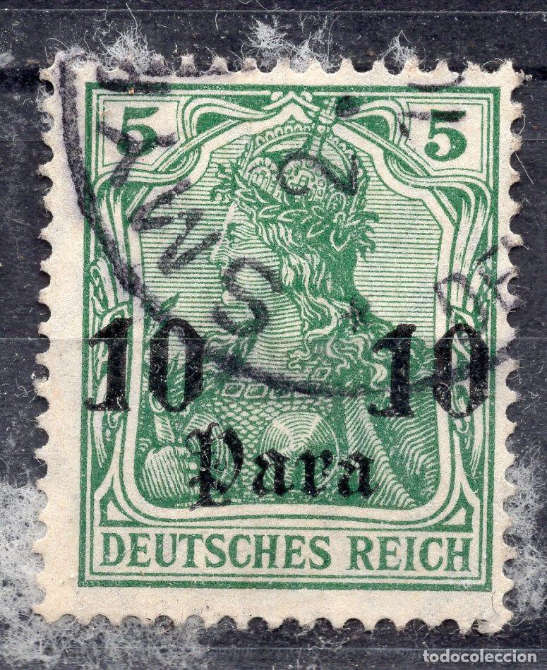 Sellos: ALEMANIA COLONIAS TURQUIA 1906 STAMP MICHEL DR-TYR 36