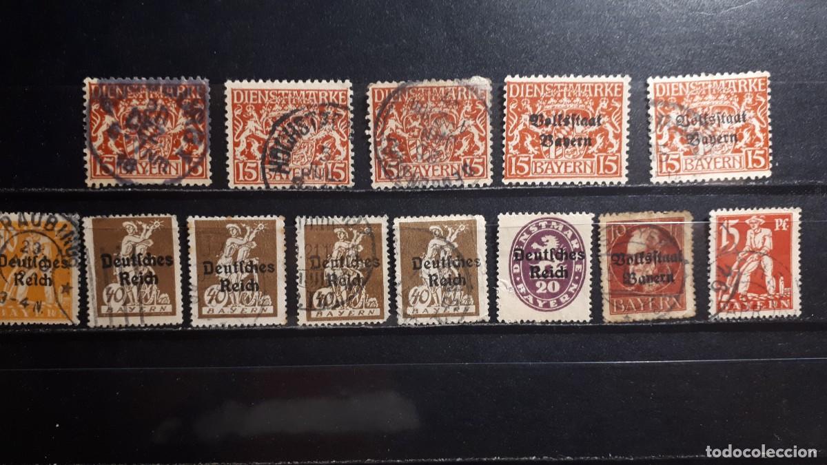 Sellos: ALEMANIA. BAVIERA. &deg;. A catalogar