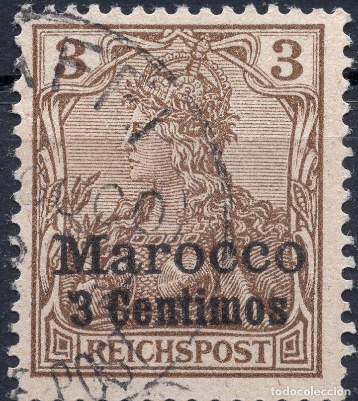 Sellos: ALEMANIA COLONIAS MARRUECOS 1900 STAMP MICHEL DR-MA 7