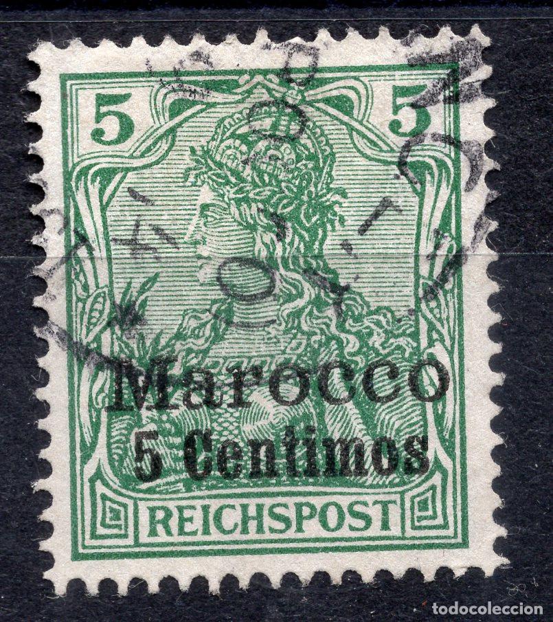 Sellos: ALEMANIA COLONIAS MARRUECOS 1900 STAMP MICHEL DR-MA 8