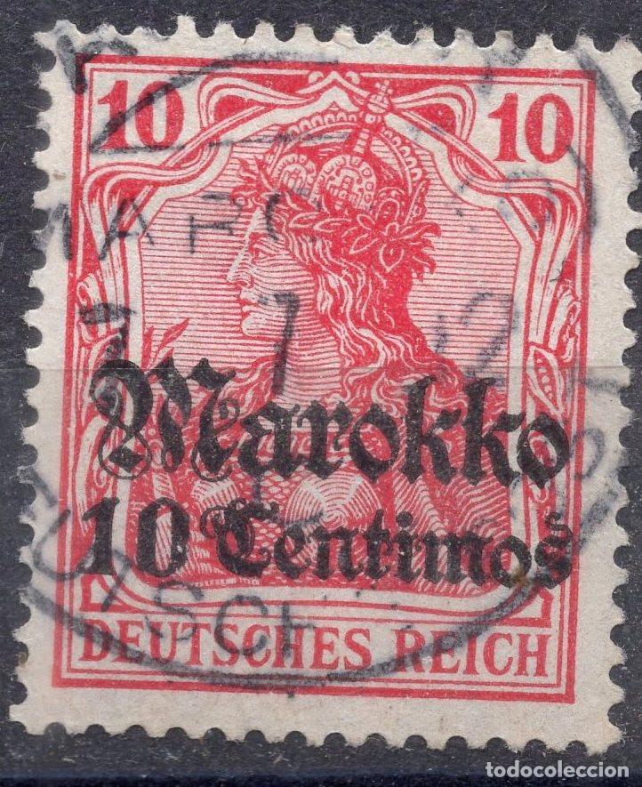 Sellos: ALEMANIA COLONIAS MARRUECOS 1906 STAMP MICHEL DR-MA 36
