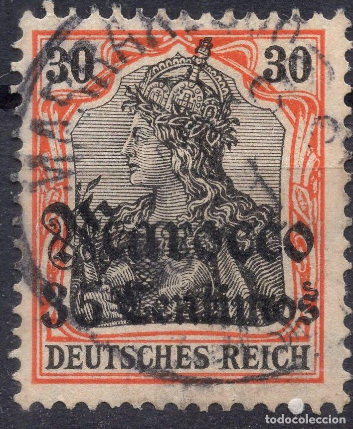 Sellos: ALEMANIA COLONIAS MARRUECOS 1911 STAMP MICHEL DR-MA 51