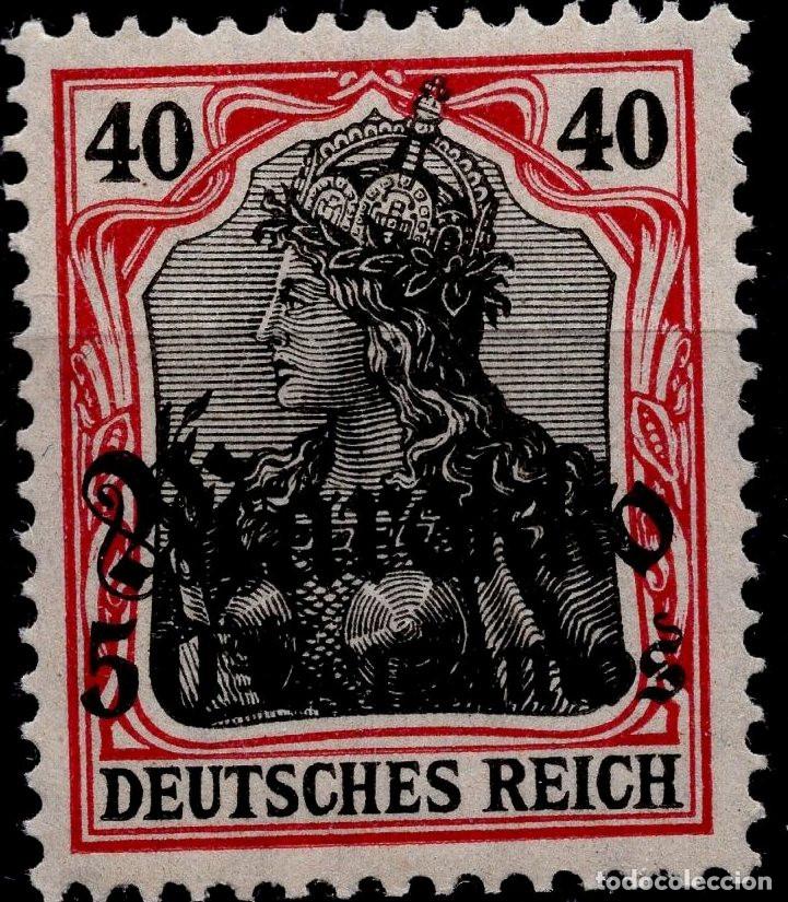 Sellos: ALEMANIA COLONIAS MARRUECOS 1911 STAMP MICHEL DR-MA 52