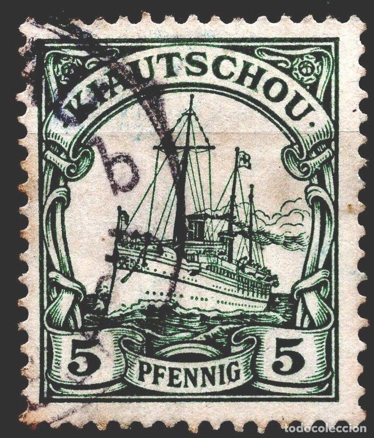 Sellos: ALEMANIA COLONIAS KIAO CHAO 1901 STAMP MICHEL DR-KIA 6
