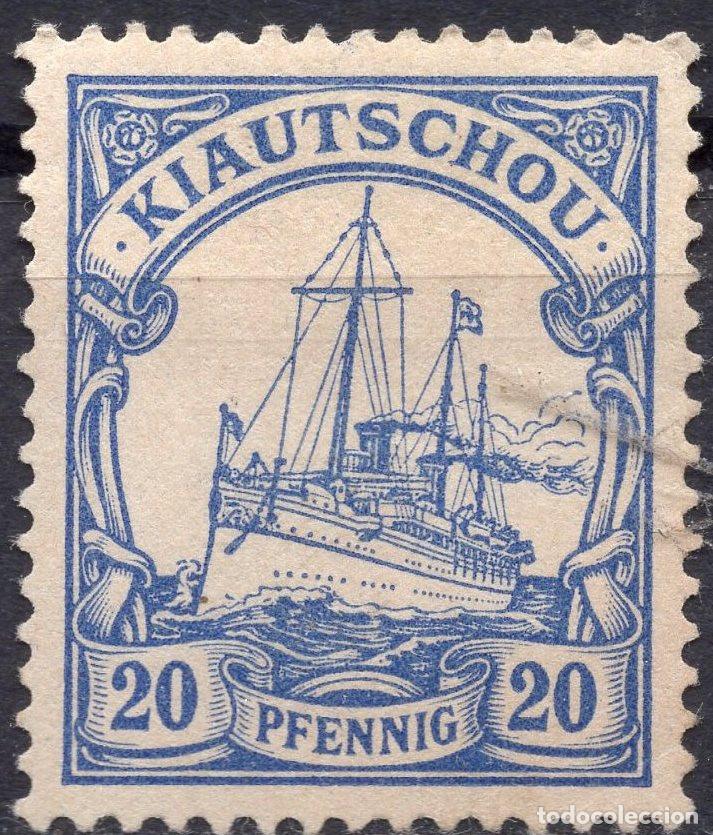 Sellos: ALEMANIA COLONIAS KIAO CHAO 1901 STAMP MICHEL DR-KIA 8
