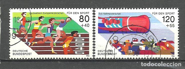 Sellos: ALEMANIA FEDERAL 1986 - MICHEL NRO. 1269-70 - USADO