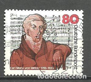 Sellos: ALEMANIA FEDERAL 1986 - MICHEL NRO. 1284 - USADO