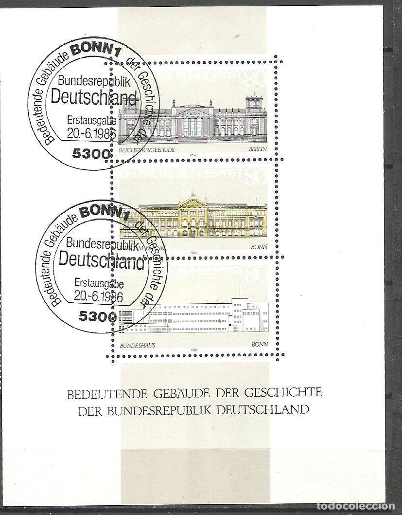 Sellos: ALEMANIA FEDERAL 1986 - MICHEL NRO. 20 BLOCK - MATASELLADO