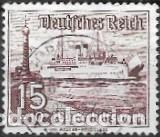 Sellos: ALEMANIA-IMPERIO ALEM&Aacute;N-SELLO A&Ntilde;O 1937-BARCOS-USADO-DENTADO 14