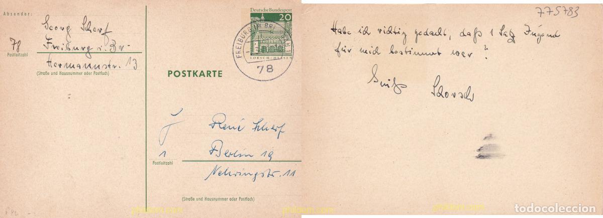 Sellos: 775783 USED ALEMANIA FEDERAL 1966 EDIFICIOS HISTORICOS