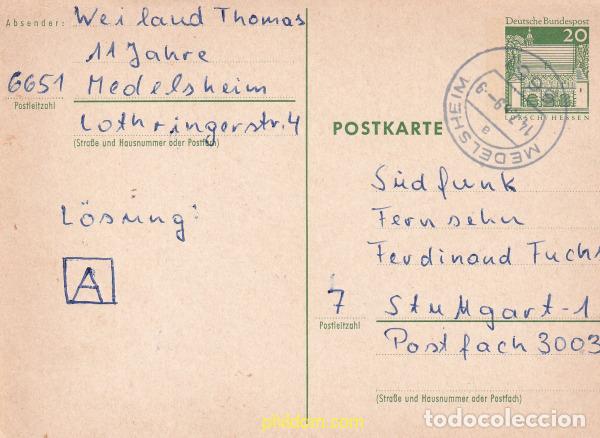 Sellos: 775782 USED ALEMANIA FEDERAL 1966 EDIFICIOS HISTORICOS