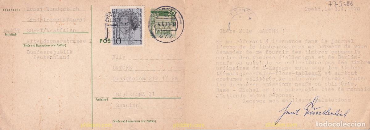 Sellos: 775786 USED ALEMANIA FEDERAL 1966 EDIFICIOS HISTORICOS