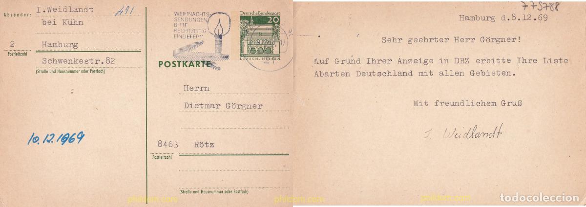 Sellos: 775788 USED ALEMANIA FEDERAL 1966 EDIFICIOS HISTORICOS