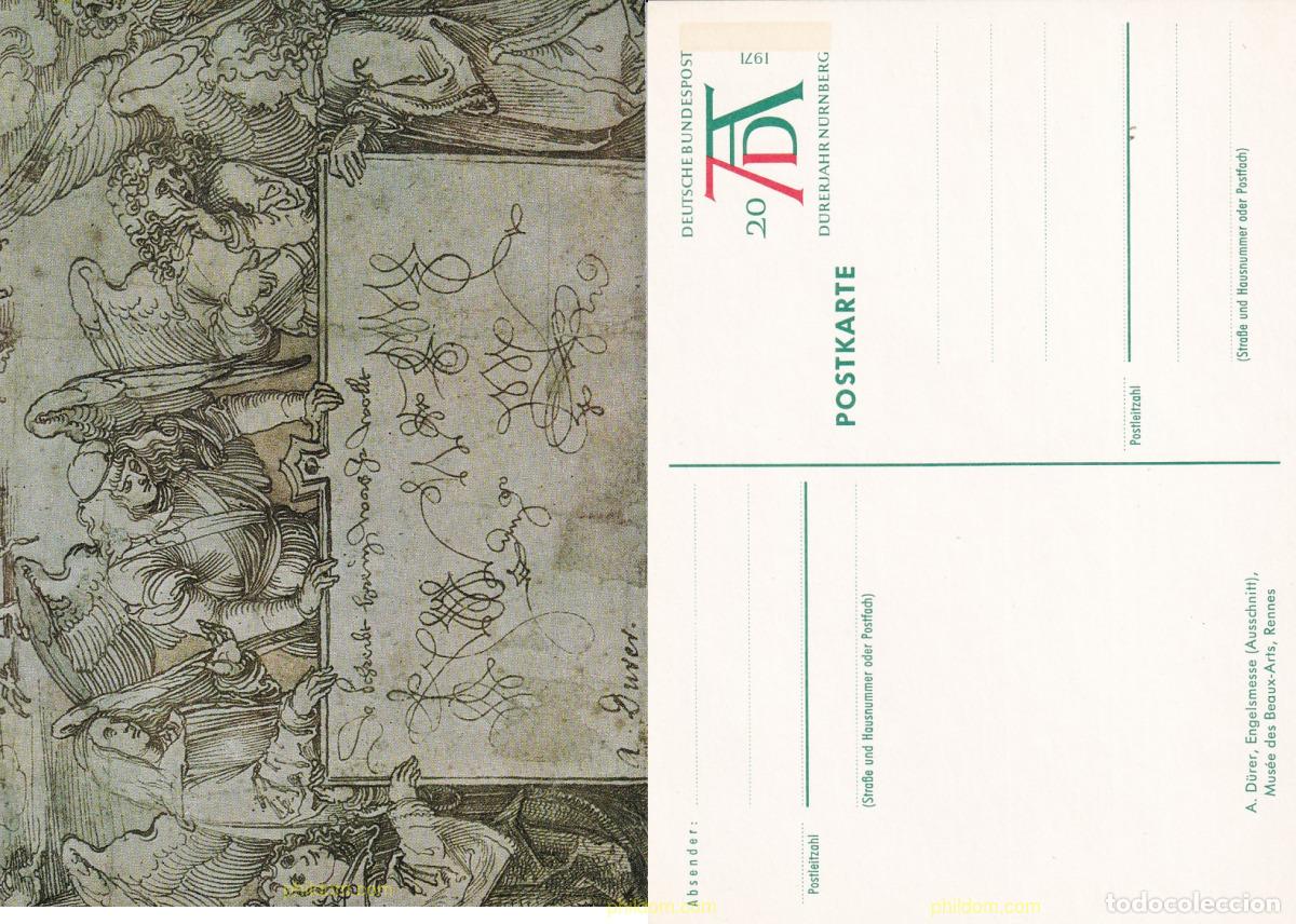 Sellos: 777485 MNH ALEMANIA FEDERAL 1971 500 ANIVERSARIO DEL NACIMIENTO DE ALBRECHT D&Uuml;RER