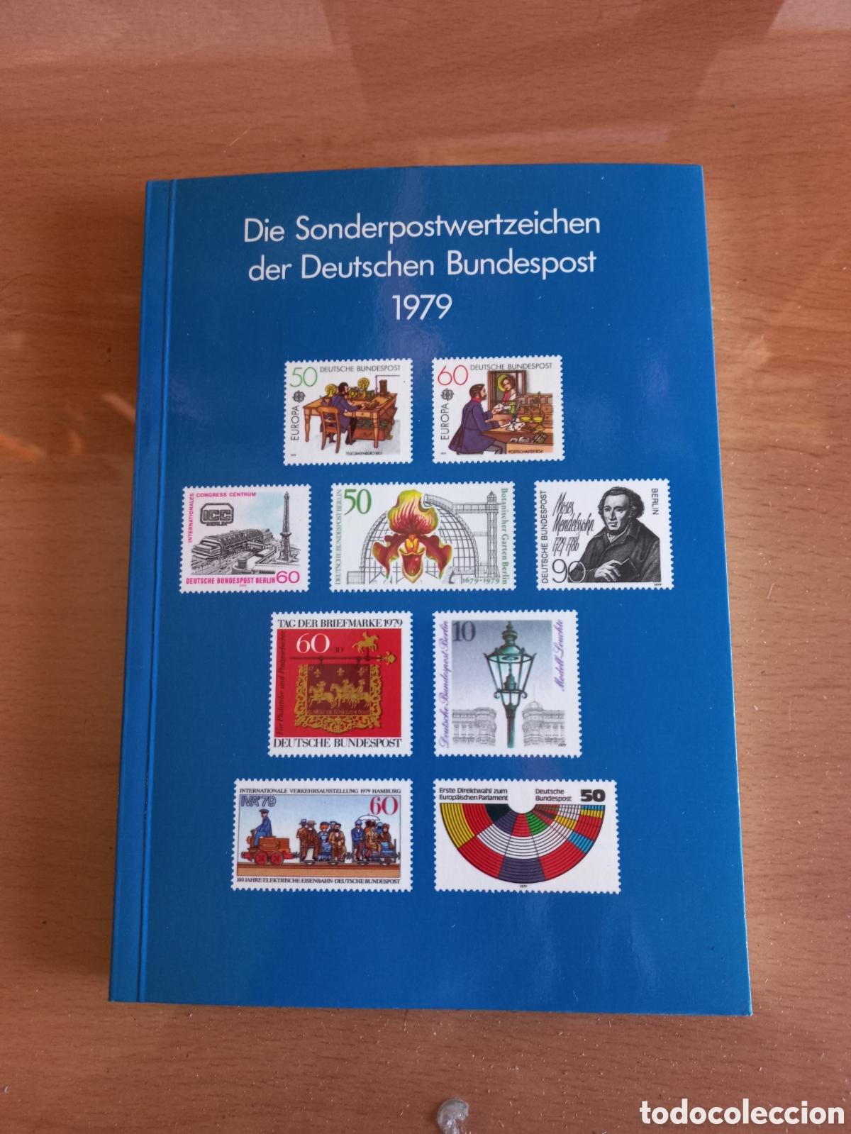 Sellos: SELLOS ALEMANIA Y BERLIN LIBRO ANUAL A&Ntilde;O 1979