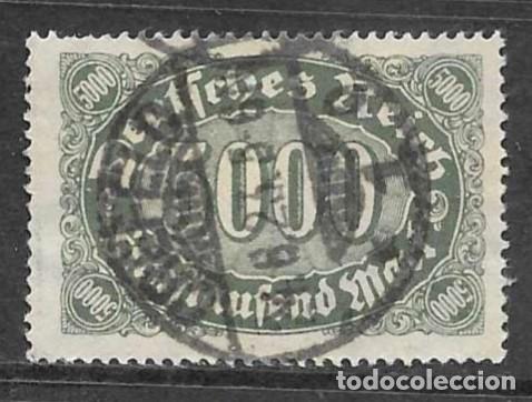 Sellos: IMPERIO ALEMAN- 1922-23-USADO- SERIE BASICA - CIFRAS