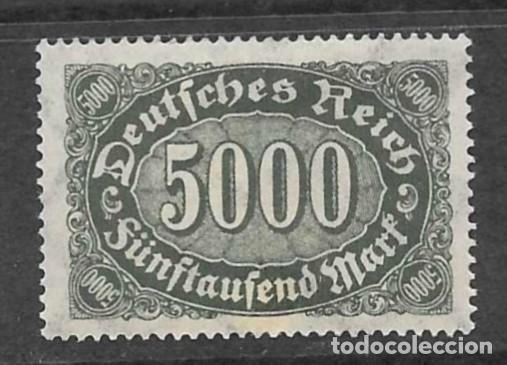 Sellos: IMPERIO ALEMAN- ** 1923-23NUEVO CON FIJASELLO- SERIE BASICA -CIFRAS