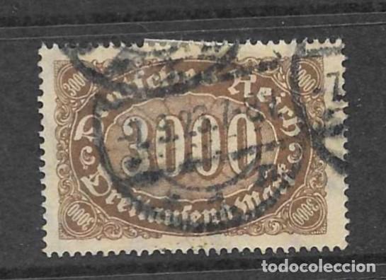 Sellos: IMPERIO ALEMAN- 1923-23- USADO- SERIE BASICA -CIFRAS
