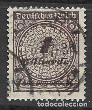 Stamps: IMPERIO ALEMAN- 1923-23- USADO- SERIE BASICA -CIFRAS- SOBRECARGADO