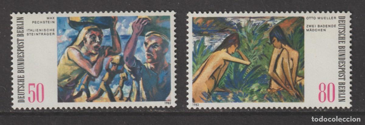Sellos: Allemagne Berlin 1982 - Yvert 639/640 mnh**