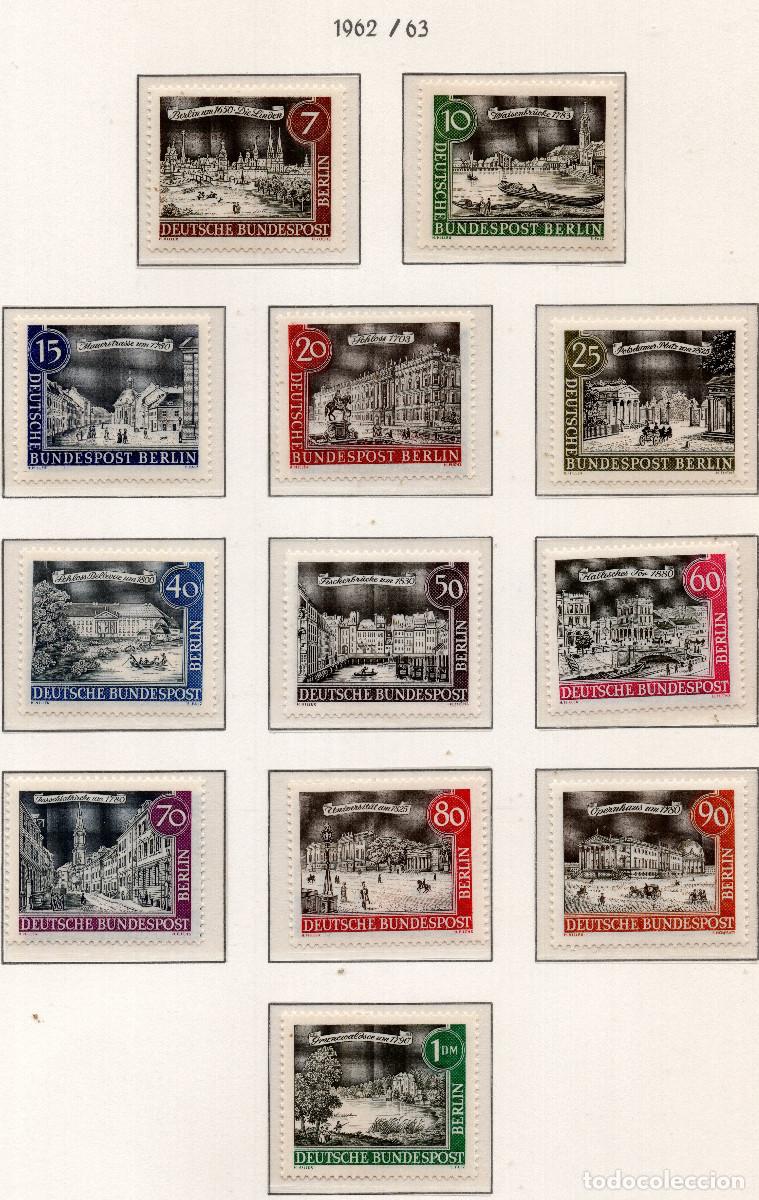 Sellos: BERLIN 1962-1963 STAMP MICHEL DE-BE 218-229