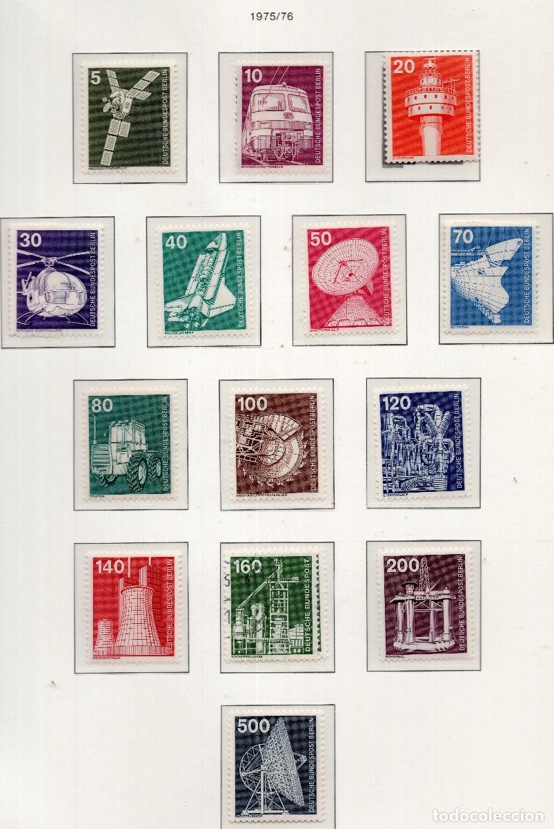 Sellos: BERLIN 1975-1976 STAMP MICHEL DE-BE 494-507