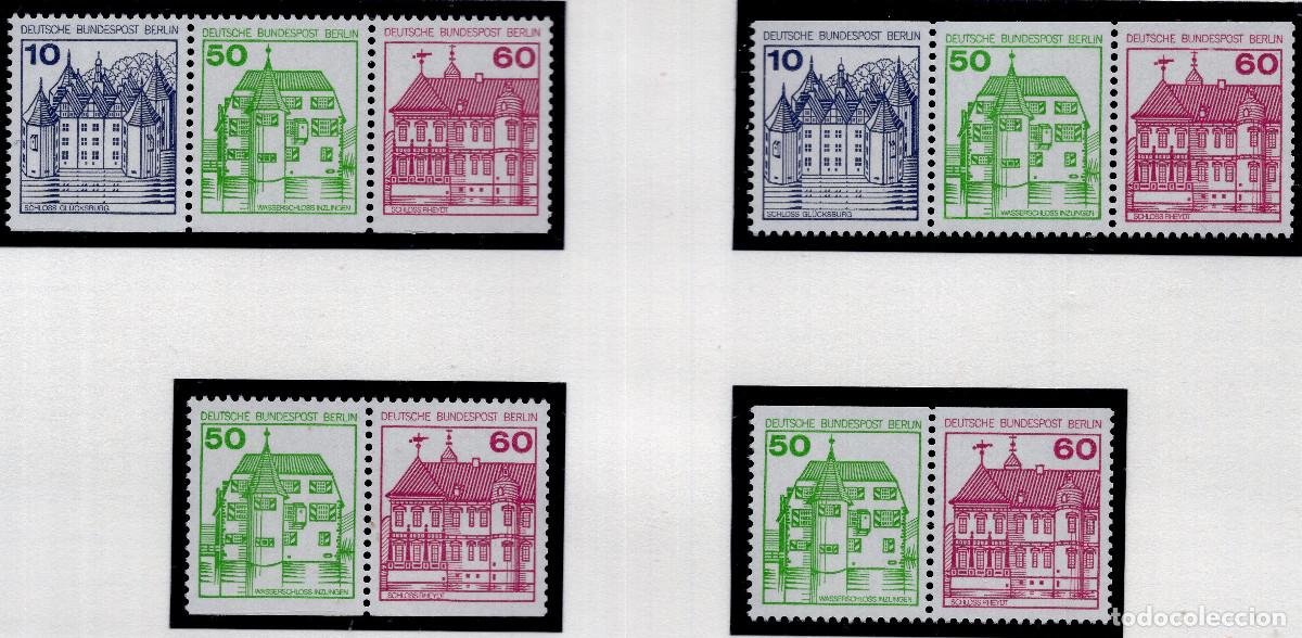Sellos: BERLIN 1977-1980 STAMP MICHEL DE-BE W75-W78