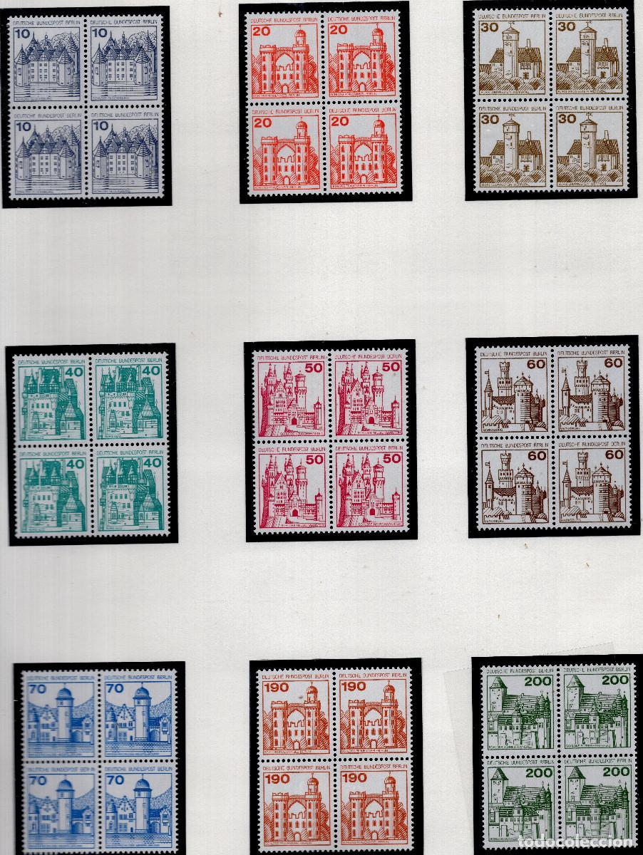 Sellos: BERLIN 1977 STAMP MICHEL DE-BE 532AI-540AI