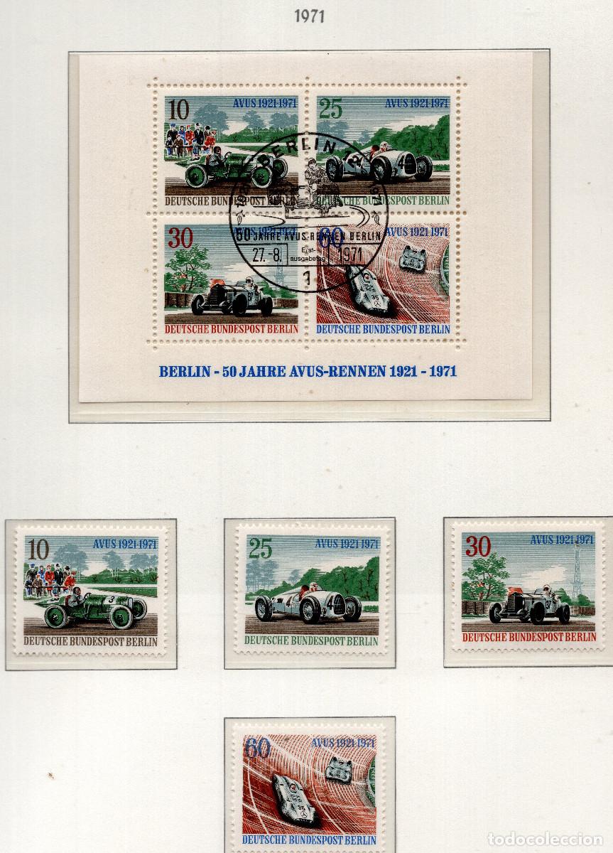 Sellos: BERLIN 1971 STAMP MICHEL DE-BE BL3+397-400