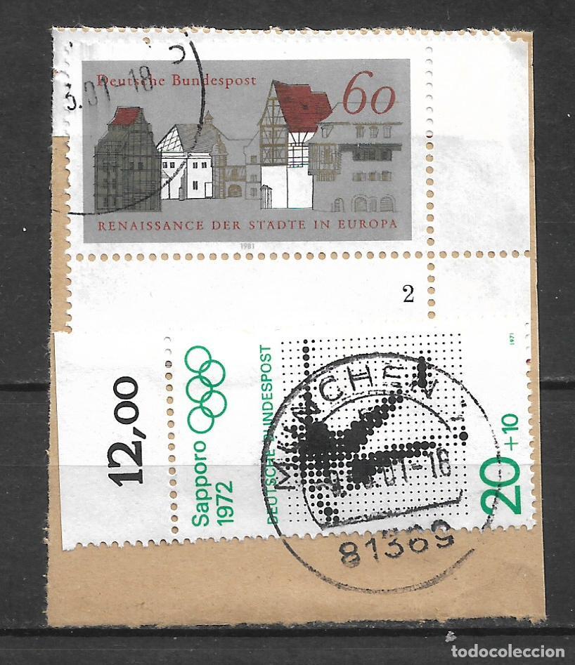 Sellos: alemania 1971 - 1981 michel 681 +1084 usado - 125