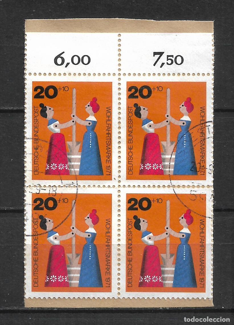 Sellos: alemania 1971 michel 705 usado - 125
