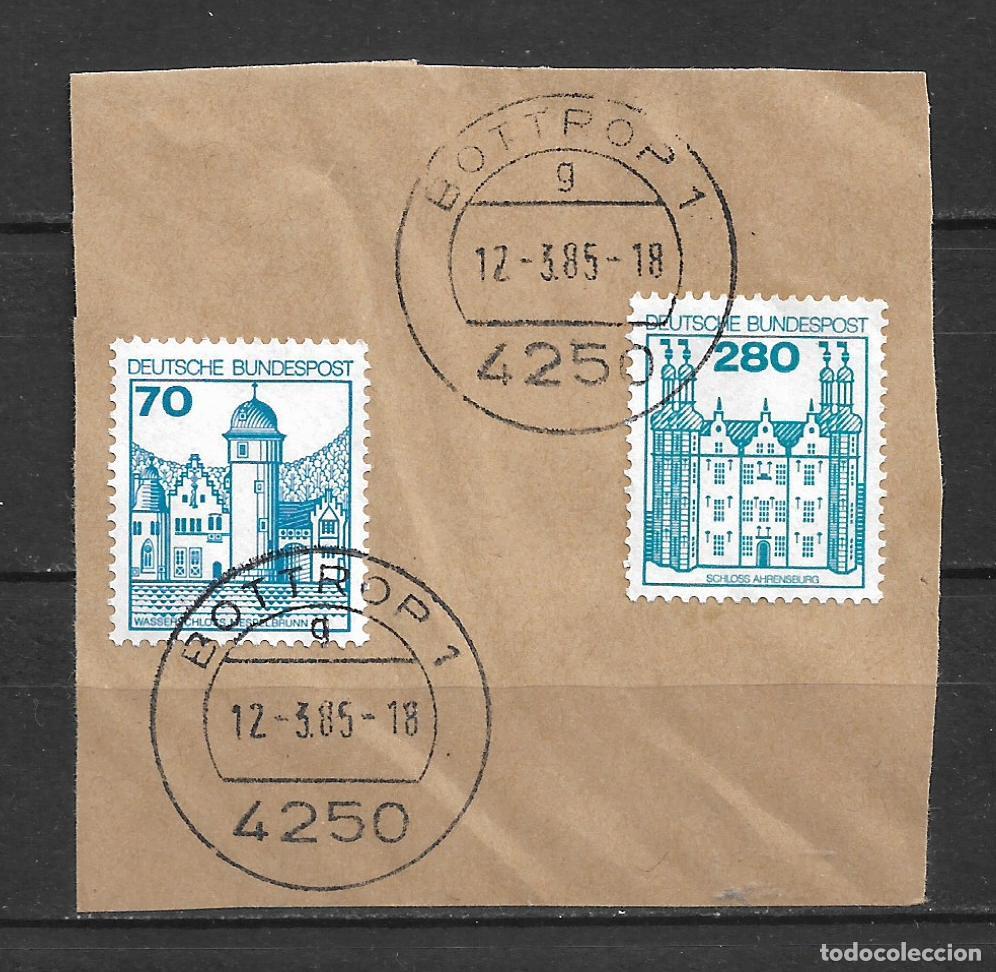 Sellos: alemania 1977 - 1982 michel 918 + 1142 usado 1.50&euro; - 125