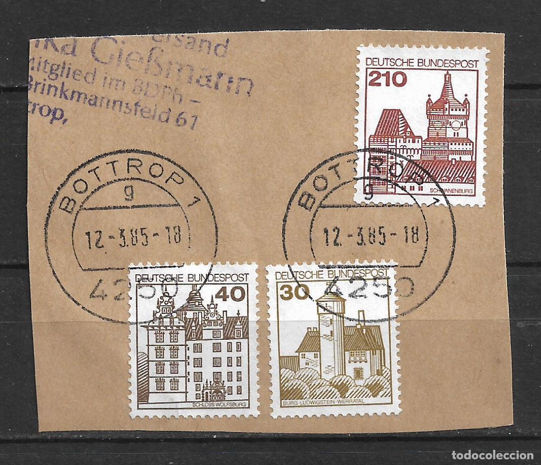 Sellos: alemania 1977 - 1979 michel 914/915 + 998 usado 2.10&euro; - 125
