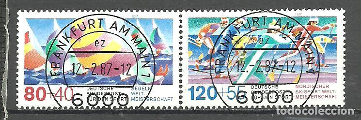 Sellos: ALEMANIA FEDERAL 1987 - MICHEL NRO. 1310-11 - USADO