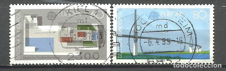 Sellos: ALEMANIA FEDERAL 1987 - MICHEL NRO. 1321-22 - USADO